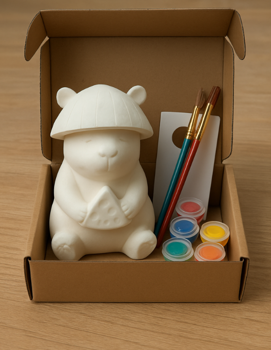 Подаръчен комплект за оцветяване -  капибара диня